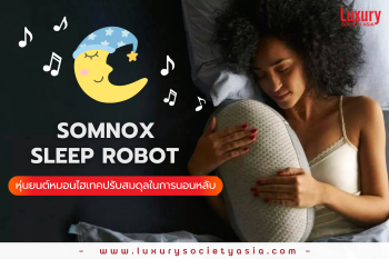 “SOMNOX SLEEP ROBOT” ปัญหาในการนอนหลับ การนอนอย่างมีประสิทธิภาพ ตัวช่วยให้เราหลับทำงานยังไงกัน ?